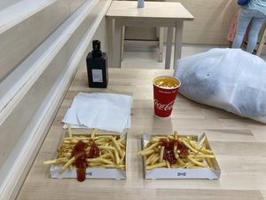 French fries!  at IKEA in Istanbul