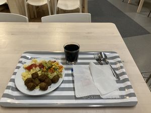 Delicious and affordable Vegan meatballs, yummy 😜🥳  at IKEA in Istanbul