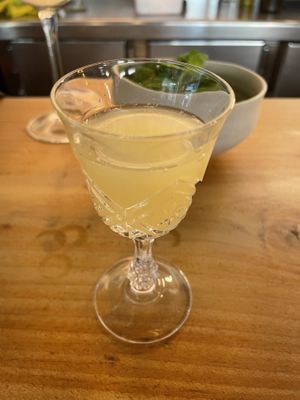 Ginger deink  at Dosa Nova in Barcelona