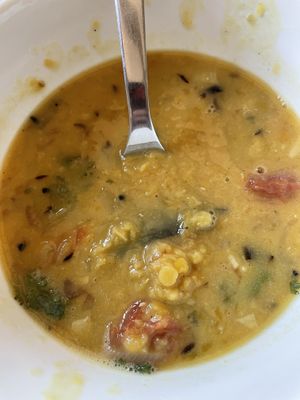 Dahl  at Dosa Nova in Barcelona