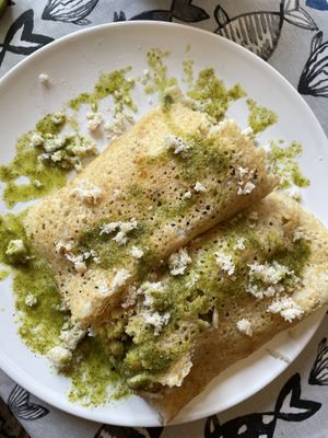 Dosa masala  at Dosa Nova in Barcelona