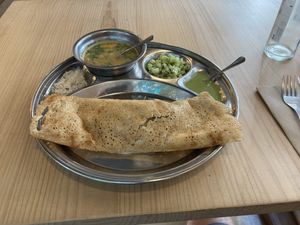 Dosa Masala with Dhal  at Dosa Nova in Barcelona