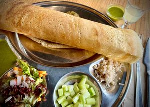 Masala Dosa at Dosa Nova in Barcelona