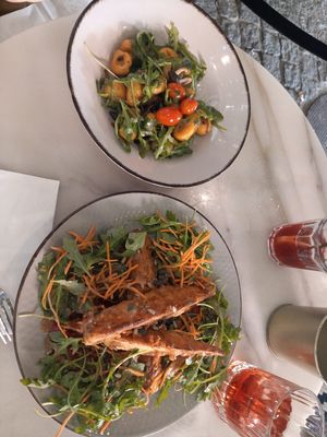 Gnocchi and fried eggplant at Antù in Lisbon