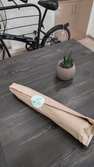Table top at Falafel Box in Tbilisi