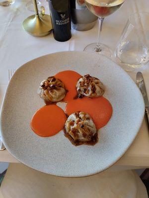 Very tasty dumplings at Olympos Naoussa - ON Residence in Thessaloniki