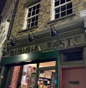 I forgot to take a photo of the food as was enjoying eating it!  at BUDDHA TASTE in South East London