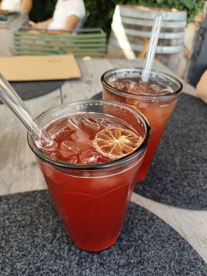 Blackberry lime lemonade at Joujou Bistro in Bad Duerkheim