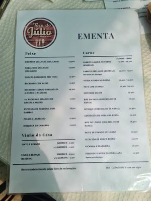   at Toca do Júlio in Colares