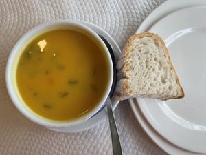Soup of the day - vegetables  at Toca do Júlio in Colares