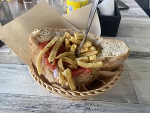 Zucchini crocettes big greek xl  at The Best in Corfu