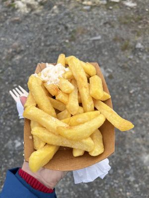 Chips with vegan Mayo  at The Hungry Veggie in Liscannor