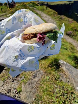 No beef burger at The Hungry Veggie in Liscannor