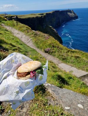 No beef burger at The Hungry Veggie in Liscannor