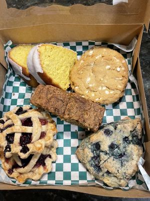 A monthly pastry box  at Little Sprout - Pop Up in Charleston