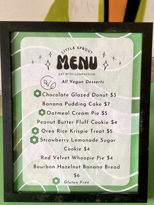 2.25.23 Pop Up Menu  at Little Sprout - Pop Up in Charleston