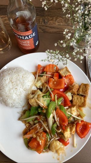 Veggies & tofu  at Linh's in Kassel