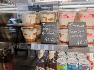 Vegan tiramsu at Lou in Lille