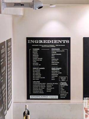 Ingredients at Lou in Lille