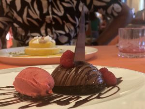 Chocolate mousse   at Wynn Hotel - Sinatra in Las Vegas