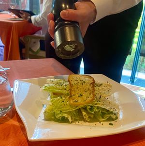 Caesar salad  at Wynn Hotel - Sinatra in Las Vegas
