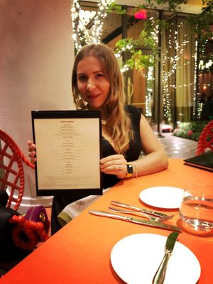 Vegan menu 😍💚 at Wynn Hotel - Sinatra in Las Vegas