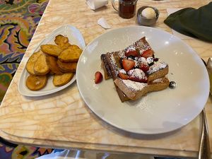 Great French toast   at Wynn Hotel - Terrace Pointe Cafe in Las Vegas