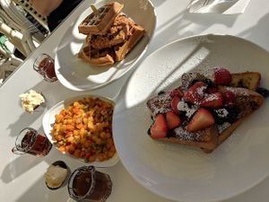 Vegan Breakfast Presentation at Wynn Hotel - Terrace Pointe Cafe in Las Vegas
