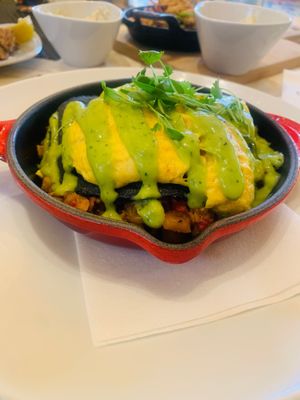 Vegan huevos rancheros   at Wynn Hotel - Terrace Pointe Cafe in Las Vegas