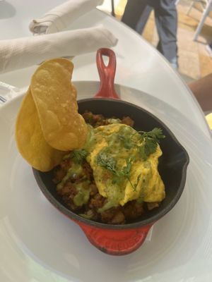 Huevos rancheros (it was tiny, I need another one lol)  at Wynn Hotel - Terrace Pointe Cafe in Las Vegas