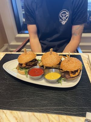 Sliders   at Wynn Hotel - Terrace Pointe Cafe in Las Vegas