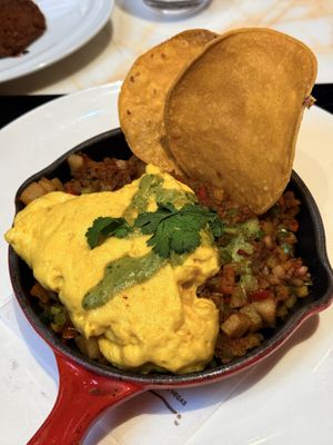 Huevos rancheros - just egg  at Wynn Hotel - Terrace Pointe Cafe in Las Vegas