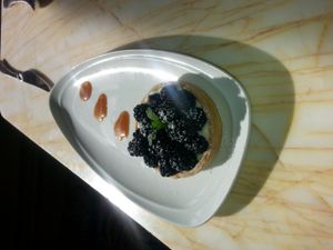 Berry tart (vegan) at Wynn Hotel - Terrace Pointe Cafe in Las Vegas