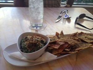 Spinach Artichoke Dip at Wynn Hotel - Terrace Pointe Cafe in Las Vegas