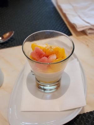 Panna cotta at Wynn Hotel - Terrace Pointe Cafe in Las Vegas