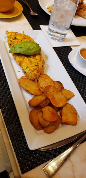 Vegan omelette at Wynn Hotel - Terrace Pointe Cafe in Las Vegas