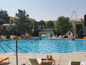 Pool view at Wynn Hotel - Terrace Pointe Cafe in Las Vegas