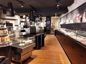 Interior at Confiserie Hofer in Solothurn