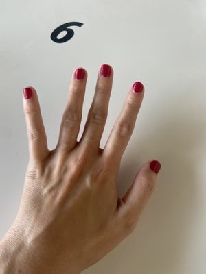 Manicure was wonderful😄 at Mon Amie Nails and Spa in Tulsa