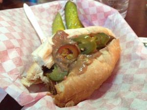 Vegan Sonoran  at Simon's Hot Dogs in Sedona