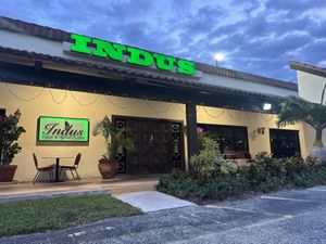 Outside   at Indus Indian and Herbal Cusine in West Palm Beach