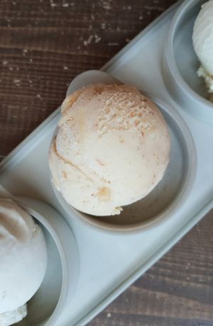 Nectarine sorbet at Coconuzm - 코코넛즘 in Seoul