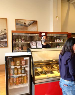 friendly neighborhood ice cream man at Coconuzm - 코코넛즘 in Seoul
