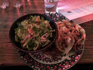 Taco with salad  at Wtf Plant? in Cape Town