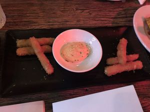 Mozzarella sticks  at Wtf Plant? in Cape Town