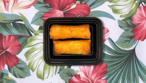 Vegan Egg Rolls. at Mile High Thai - Vegan in Denver