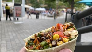 Backcountry BBQ wrapped  at Alpine Eatery in Denver