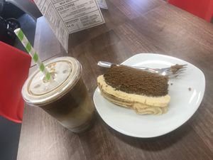 Coffee and cake   at Esposito's in Kirkby