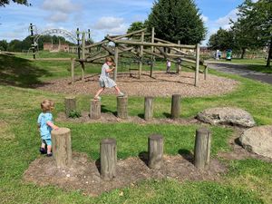 Just part of the huge play area here  at Esposito's in Kirkby