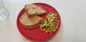 Pate Mushroom Sourdough Sandwich at Healthy Choice in Ho Chi Minh City